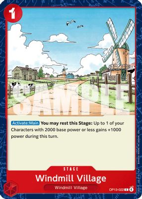 Windmill Village OP13-022 card