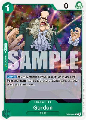 Gordon OP13-024 card
