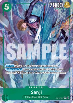 Sanji OP13-027 card