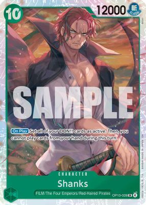 Shanks OP13-028 card
