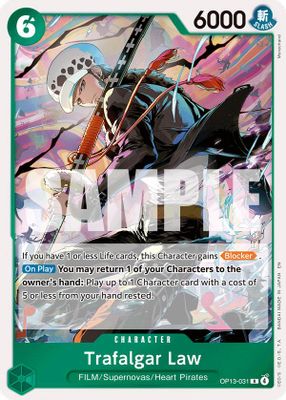 Trafalgar Law OP13-031 card