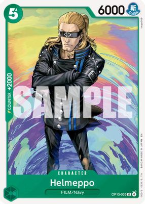 Helmeppo OP13-036 card