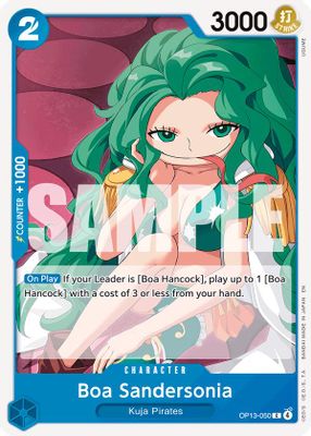 Boa Sandersonia OP13-050 card