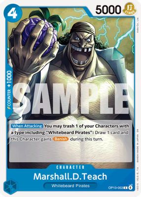 Marshall.D.Teach OP13-053 card