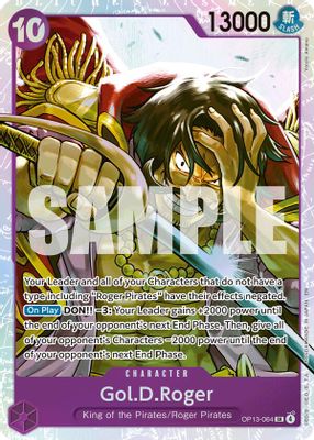 Gol.D.Roger OP13-064 card