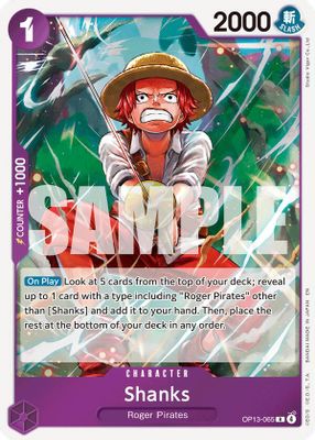 Shanks OP13-065 card