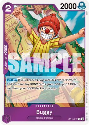 Buggy OP13-072 card