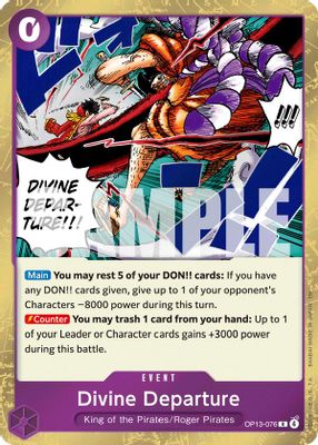 Divine Departure OP13-076 card