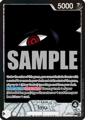 Imu OP13-079 card