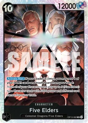 Five Elders OP13-082 card