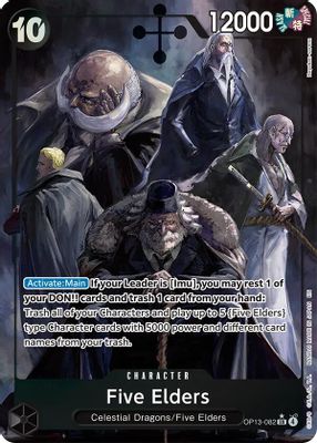 Five Elders OP13-082 card