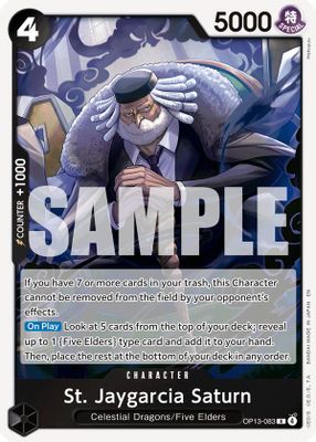 St. Jaygarcia Saturn OP13-083 card