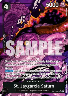 St. Jaygarcia Saturn OP13-083 card