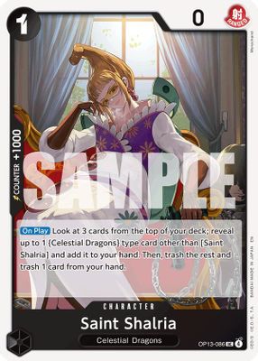 Saint Shalria OP13-086 card