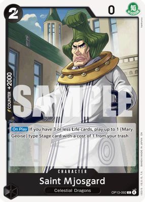 Saint Mjosgard OP13-092 card