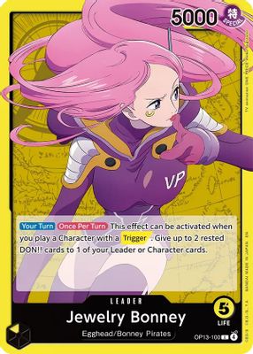 Jewelry Bonney OP13-100 card