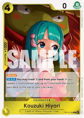 Kouzuki Hiyori OP13-104 card