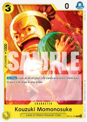 Kouzuki Momonosuke OP13-105 card