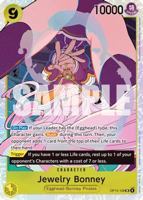 Jewelry Bonney OP13-108 card