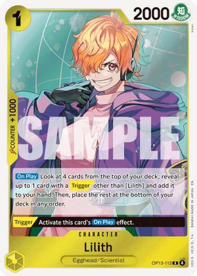 Lilith OP13-113 card