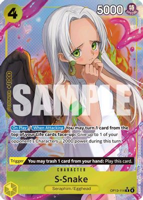 S-Snake OP13-114 card