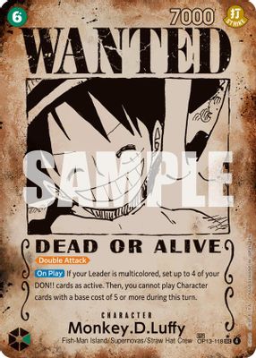 Monkey.D.Luffy OP13-118 card