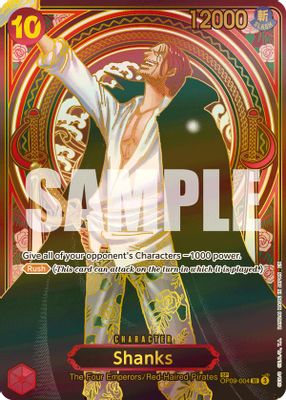 Shanks OP09-004 card