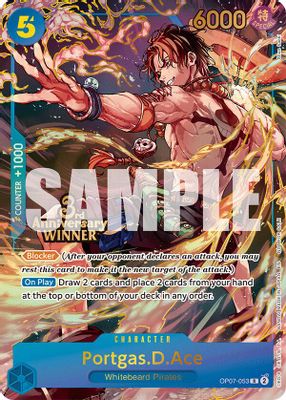 Portgas.D.Ace OP07-053 card