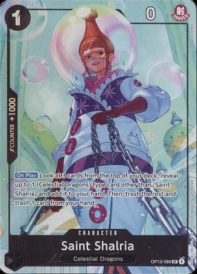 Saint Shalria OP13-086 card