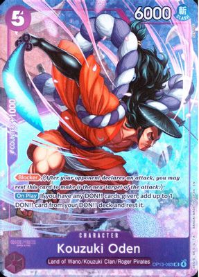 Kouzuki Oden OP13-063 card