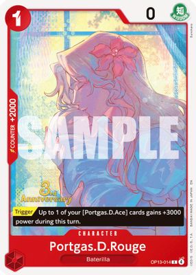 Portgas.D.Rouge OP13-014 card