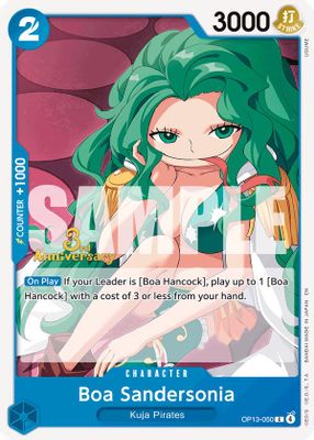 Boa Sandersonia OP13-050 card