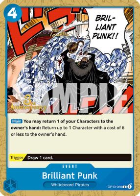 Brilliant Punk OP13-059 card