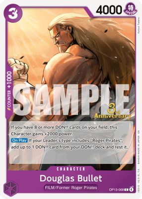Douglas Bullet OP13-068 card