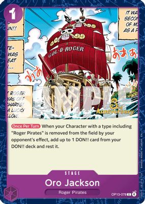 Oro Jackson OP13-078 card