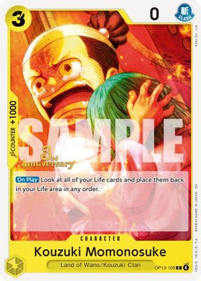 Kouzuki Momonosuke OP13-105 card