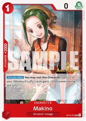 Makino OP13-015 card