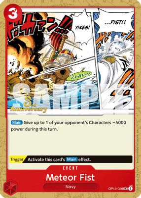 Meteor Fist OP13-020 card
