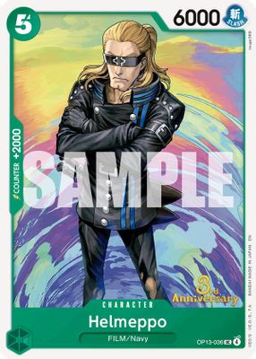 Helmeppo OP13-036 card