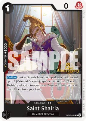 Saint Shalria OP13-086 card