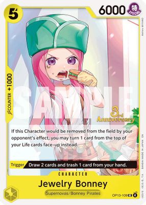 Jewelry Bonney OP13-109 card
