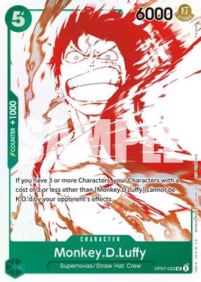 Monkey.D.Luffy OP07-033 card