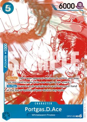 Portgas.D.Ace OP07-053 card