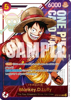Monkey.D.Luffy ST21-014 card