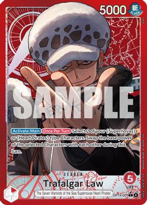 Trafalgar Law OP14-001 card