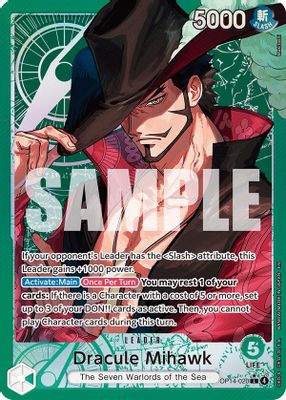 Dracule Mihawk OP14-020 card
