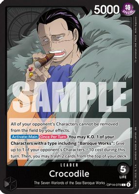 Crocodile OP14-079 card