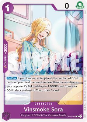 Vinsmoke Sora OP12-062 card