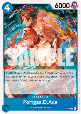 Portgas.D.Ace P-103 card