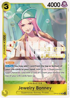 Jewelry Bonney OP10-107 card